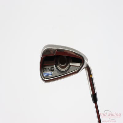 Ping 2016 G Single Iron 6 Iron AWT 2.0 Steel Regular Right Handed Yellow Dot 37.75in