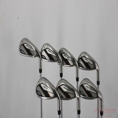 Callaway Mavrik Iron Set 5-PW AW FST KBS Tour-V 110 Steel Stiff Right Handed -1/2"