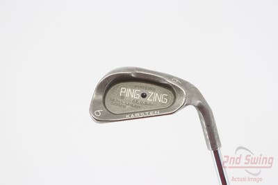 Ping Zing Single Iron 6 Iron Ping KT-M Steel Regular Right Handed Black Dot 37.0in