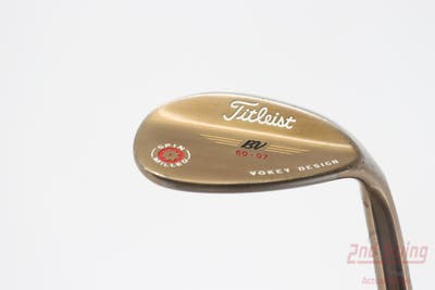 Titleist 2009 Vokey Spin Milled Oil Can Wedge Lob LW 60° 7 Deg Bounce Project X 5.0 Steel Senior Right Handed 35.5in