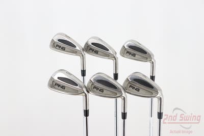 Ping S59 Iron Set 5-PW Ping Z-Z65 with Cushin Insert Steel Stiff Right Handed Black Dot 37.75in