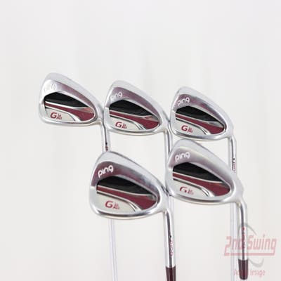 Ping G LE 2 Iron Set 7-GW ULT 240 Ultra Lite Graphite Ladies Right Handed Black Dot 36.25in