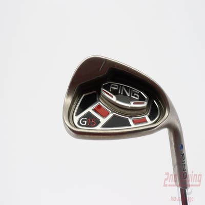 Ping G15 Single Iron 9 Iron Ping AWT Steel Regular Right Handed Blue Dot 35.75in