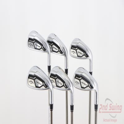 Callaway Apex CF16 Iron Set 6-PW AW UST Mamiya Recoil 760 ES Steel Stiff Right Handed 37.0in
