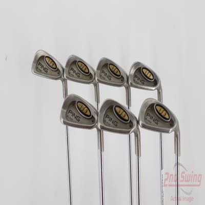 Ping i3 Blade Iron Set 4-PW Ping JZ Steel Stiff Right Handed Black Dot 37.5in