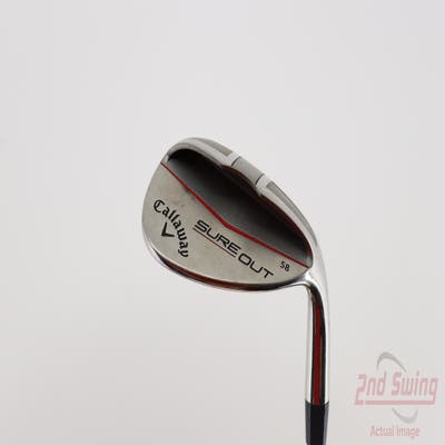 Callaway Sure Out Wedge Sand SW 58° FST KBS Tour 90 Steel Wedge Flex Right Handed 34.75in