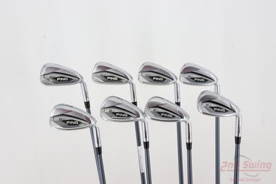 Ping G425 Iron Set 6-PW AW SW LW ALTA CB Slate Graphite Stiff Right Handed Red dot +1/2"