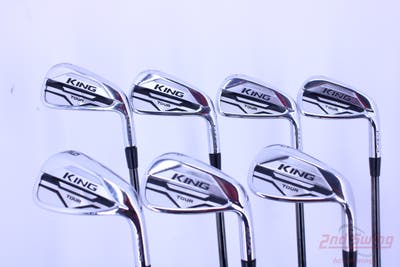 Cobra KING MIM Tour Iron Set 5-PW GW FST KBS $-Taper Black PVD Steel Stiff Right Handed +1/4"
