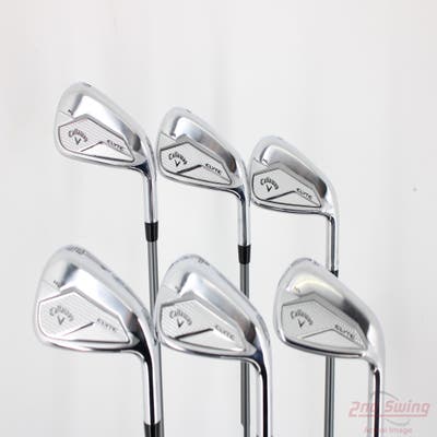 Callaway Elyte HL Iron Set 6-GW Project X Denali Charcoal 65 Graphite Regular Right Handed +1"