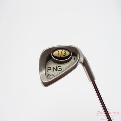 Ping i3 Blade Single Iron 6 Iron Ping JZ Steel Stiff Right Handed Black Dot 37.75in