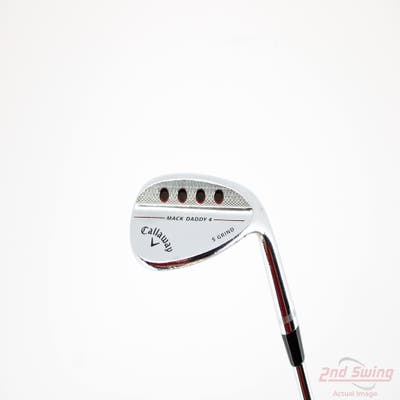 Callaway Mack Daddy 4 Chrome Wedge Lob LW 58° 10 Deg Bounce R Grind Dynamic Gold Tour Issue S200 Steel Stiff Right Handed 35.0in