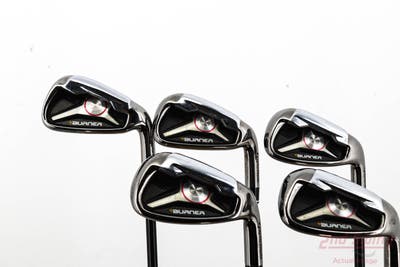 TaylorMade 2009 Burner Iron Set 6-PW TM Reax Superfast 65 Steel Senior Right Handed +1"