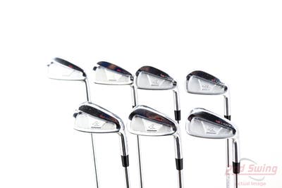 New Level 902 Forged Satin Pearl Chrome Iron Set 4-PW True Temper Dynamic Gold S300 Steel Stiff Right Handed STD