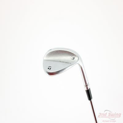 TaylorMade Milled Grind 3 Raw Chrome Wedge Lob LW 58° 8 Deg Bounce LB Dynamic Gold Tour Issue S200 Steel Stiff Right Handed 35.0in