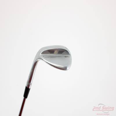Titleist Vokey SM9 Tour Chrome Wedge Lob LW 58° 4 Deg Bounce T Grind Titleist Vokey BV Steel Wedge Flex Left Handed 35.25in