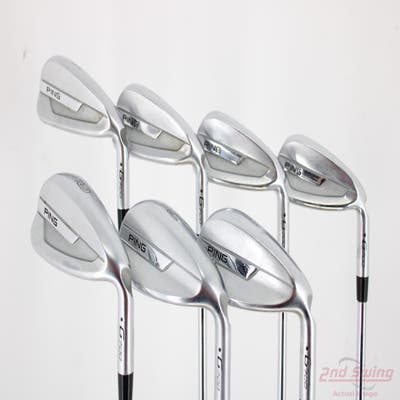 Ping G700 Iron Set 5-PW GW Project X LZ 6.0 Steel Stiff Right Handed Black Dot +1/4"