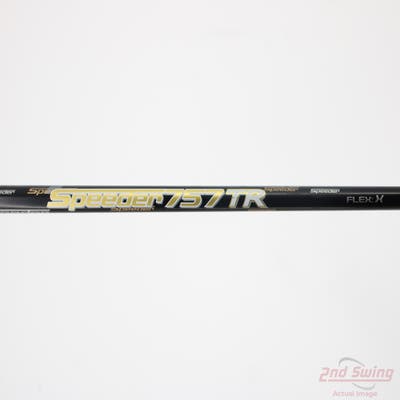 Used W/ TaylorMade RH Adapter Fujikura Speeder 757 TR 77g Driver Shaft X-Stiff 44.25in