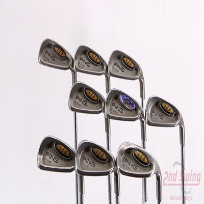 Ping i3 Oversize Iron Set 3-PW SW Ping JZ Steel Senior Right Handed Green Dot 38.0in