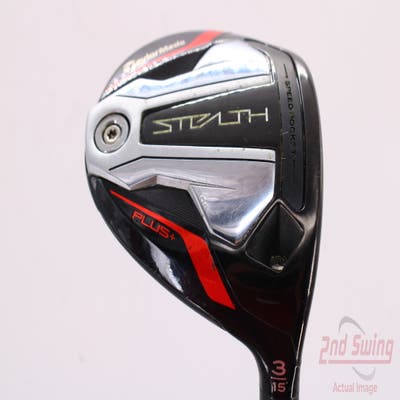 TaylorMade Stealth Plus Fairway Wood 3 Wood 3W 15° PX HZRDUS Smoke Red RDX 75 Graphite Stiff Right Handed 43.25in