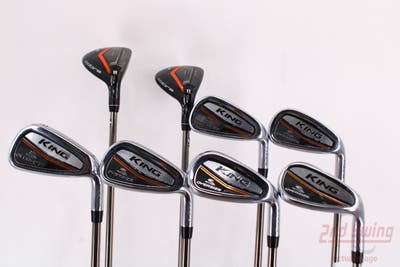 Cobra KING Oversize Combo Iron Set 4H 5H 6-PW GW UST Mamiya Recoil ES 460 Graphite Senior Right Handed 37.5in