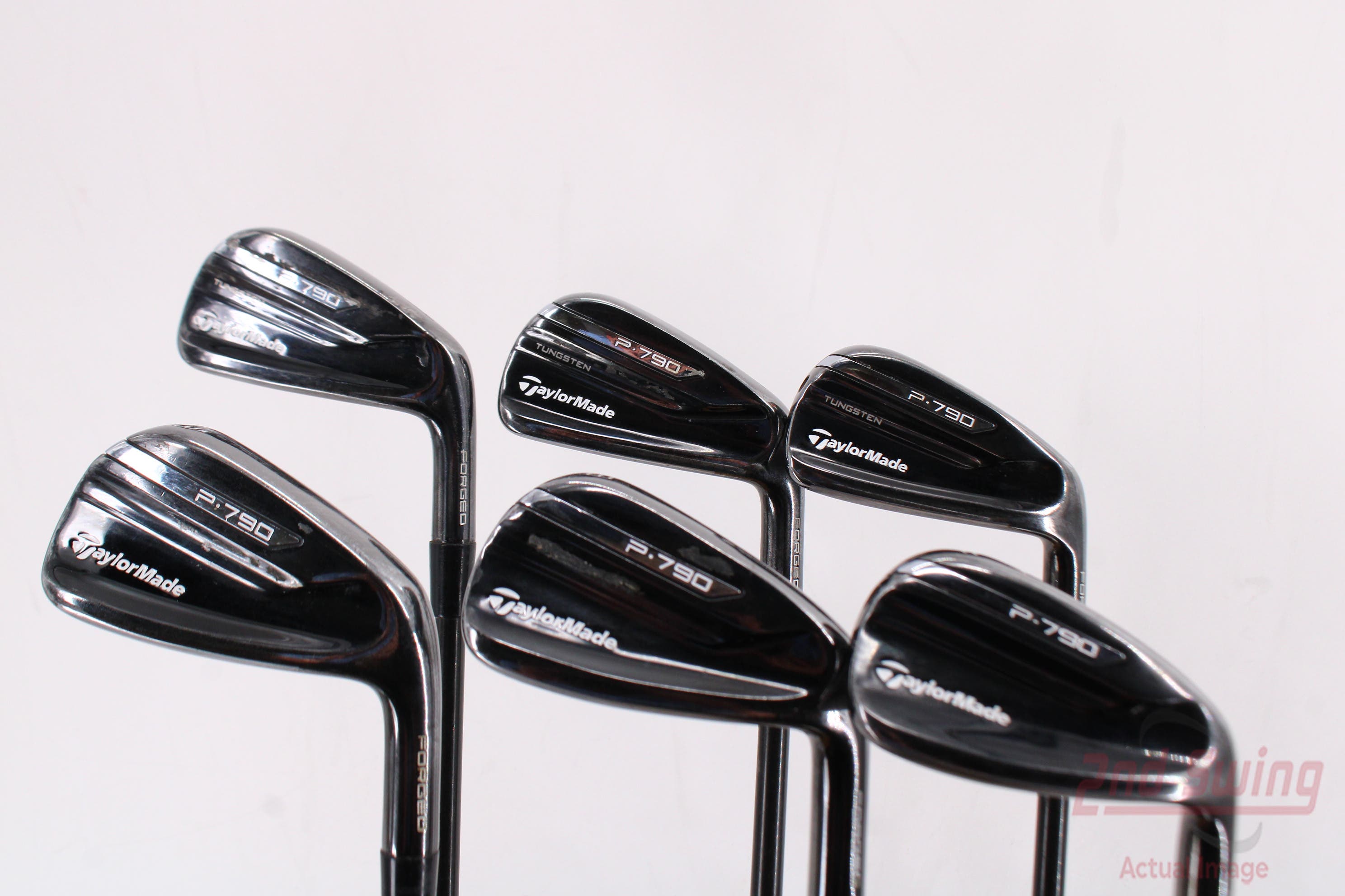 TaylorMade P790 Phantom Black Iron Set (M-82333376088) 2nd Swing Golf