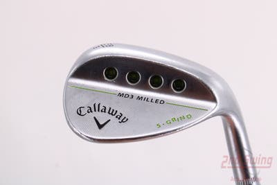 Callaway MD3 Milled Chrome S-Grind Wedge Lob LW 58° 9 Deg Bounce S Grind Stock Steel Wedge Flex Right Handed 34.75in