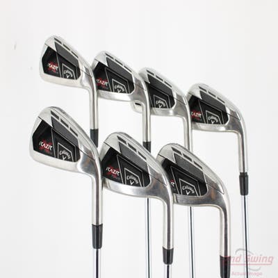 Callaway Razr X Tour Iron Set 3-9 Iron FST KBS Tour Steel X-Stiff Right Handed +1/4"