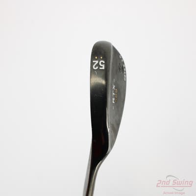 Mint Cleveland 588 RTX 2.0 Black Satin Wedge Gap GW 52° 10 Deg Bounce True Temper Dynamic Gold Steel Wedge Flex Left Handed 35.75in