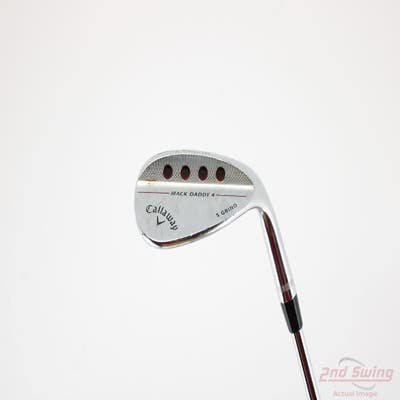 Callaway Mack Daddy 4 Chrome Wedge Sand SW 56° 10 Deg Bounce S Grind Dynamic Gold Tour Issue S200 Steel Stiff Right Handed 35.25in