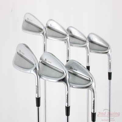 Ping iBlade Iron Set 4-PW FST KBS Tour 120 Steel Stiff Right Handed White Dot STD