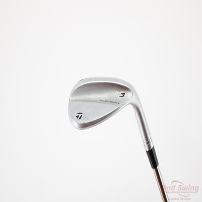 TaylorMade Milled Grind 3 Raw Chrome Wedge Lob LW 60° 10 Deg Bounce SB UST Mamiya Recoil ESX 460 F3 Steel Regular Right Handed 34.5in