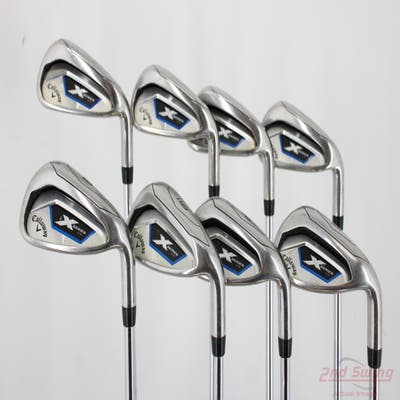 Callaway X Series N416 Iron Set 4-PW AW Stock Steel Uniflex Right Handed -1/2"