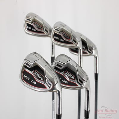 Adams Idea A12 OS Iron Set 7-PW GW Adams Grafalloy ProLaunch Blue Graphite Regular Right Handed STD