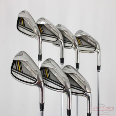 TaylorMade Rocketbladez Iron Set 4-PW TM Matrix RocketFuel 65 Steel Stiff Right Handed +2 1/4"
