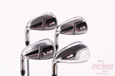 TaylorMade M6 Iron Set 8-PW AW FST KBS MAX 85 Steel Regular Left Handed 37.75in