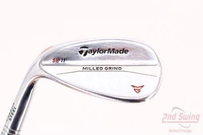 TaylorMade Milled Grind Satin Chrome Wedge Sand SW 54° 11 Deg Bounce Nippon NS Pro 950GH Steel Stiff Left Handed 35.0in