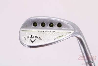 Callaway MD3 Milled Chrome S-Grind Wedge Sand SW 54° 10 Deg Bounce S Grind Stock Steel Wedge Flex Right Handed 35.0in