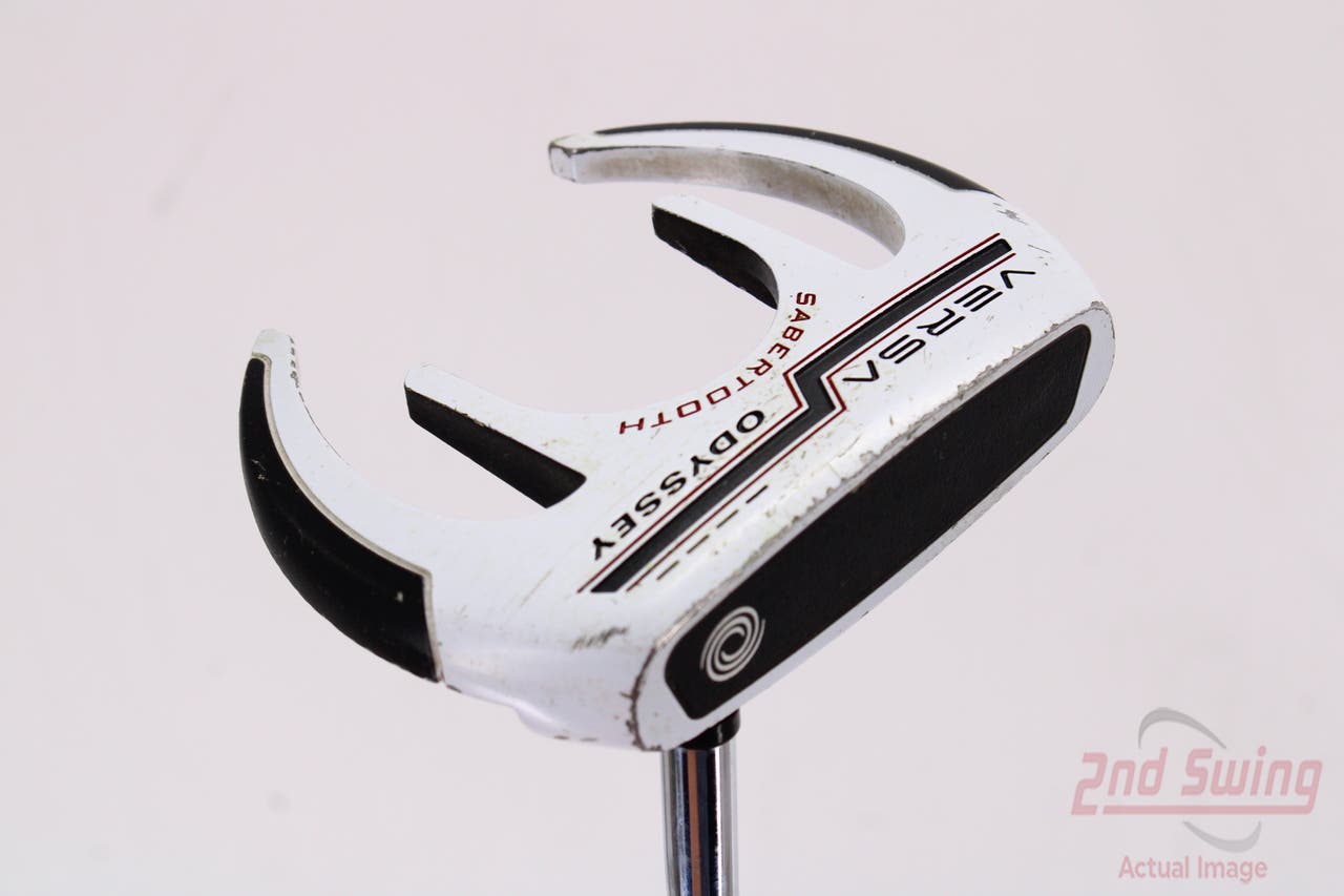 Odyssey Versa 90 Sabertooth White Putter Face Balanced Steel Right Handed 35.0in
