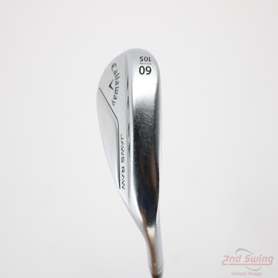 Callaway Jaws Raw Chrome Wedge Lob LW 60° 10 Deg Bounce S Grind Dynamic Gold Spinner TI Steel Wedge Flex Right Handed 35.0in