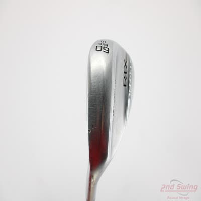 Cleveland RTX ZipCore Tour Satin Wedge Lob LW 60° 10 Deg Bounce Mid Dynamic Gold Spinner TI Steel Wedge Flex Left Handed 35.0in
