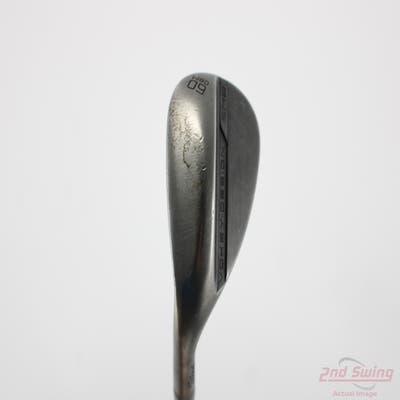 Titleist Vokey SM8 Jet Black Wedge Lob LW 60° 8 Deg Bounce M Grind FST KBS Tour Steel Stiff Left Handed 35.25in