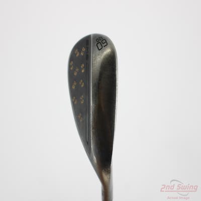 Titleist Vokey SM9 Jet Black Wedge Lob LW 60° 12 Deg Bounce D Grind Titleist Vokey BV Steel Wedge Flex Right Handed 35.5in