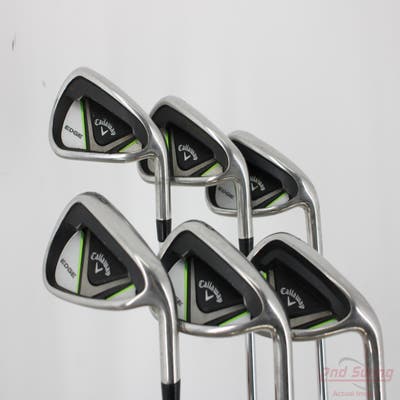 Callaway 2018 Edge Iron Set 6-PW SW Stock Steel Regular Right Handed -1/4"