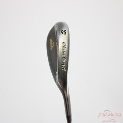 Cleveland CG14 Gunmetal Wedge Sand SW 56° 14 Deg Bounce Cleveland Traction Wedge Steel Wedge Flex Right Handed 35.5in