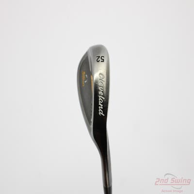 Cleveland CG14 Gunmetal Wedge Gap GW 52° 10 Deg Bounce Cleveland Traction Wedge Steel Wedge Flex Right Handed 35.75in