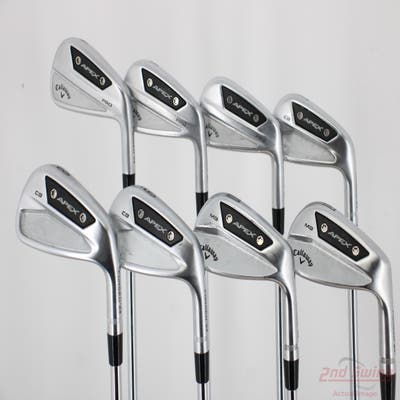 Callaway Apex CB 24/Apex Pro 24 Combo Iron Set 4-GW Project X LZ 5.5 Steel Regular Right Handed +1/2"
