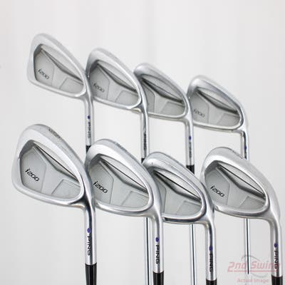 Ping i200 Iron Set 4-GW KBS Tour 130 Steel X-Stiff Right Handed Purple dot +1/4"