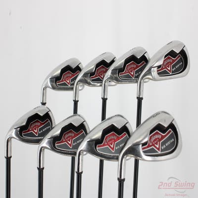 Callaway 2006 Big Bertha Iron Set 4-GW Stock Graphite Regular Left Handed +1"