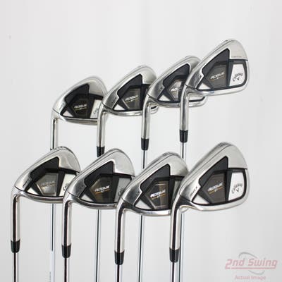 Callaway Rogue ST Max Iron Set 4-GW True Temper Elevate MPH 95 Steel Stiff Left Handed +1/4"