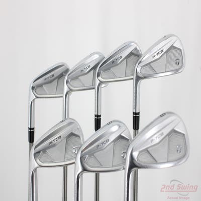 TaylorMade 2024 P7CB Iron Set 4-PW Aerotech SteelFiber i95 Graphite Stiff Left Handed -1/4"